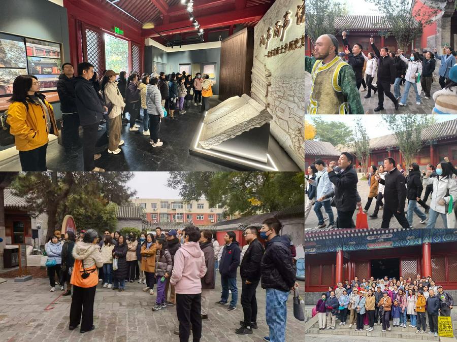 党员干部听讲解、观看导览剧