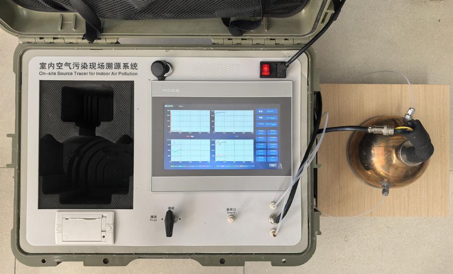 图2.室内空气污染现场溯源系统