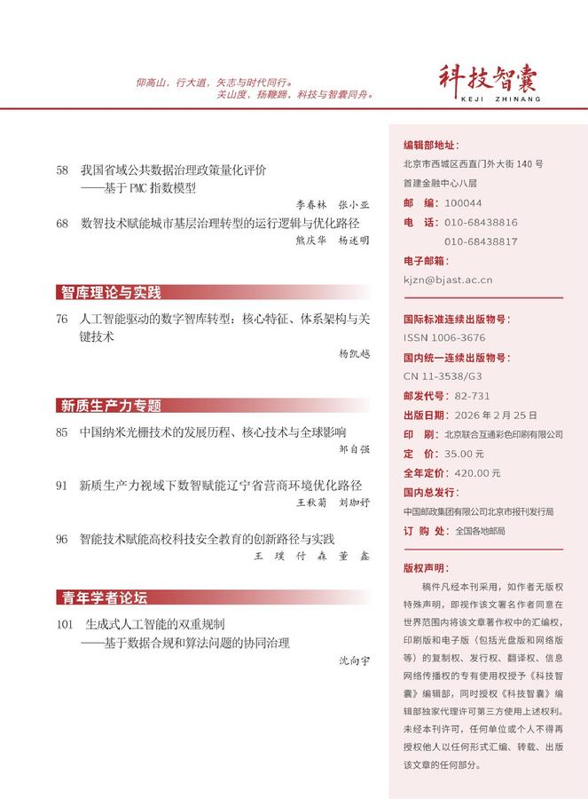 《科技智囊》2026年第2目录