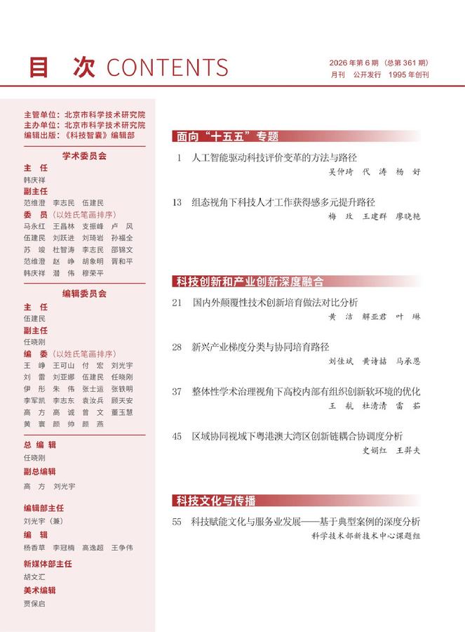 《科技智囊》2026年第6目录